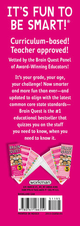 Brain Quest Grade 5, revised 4th edition: 1,500 Questions and Answers to Challenge the Mind (Brain Quest Decks) - Workman Publishing - The English Bookshop